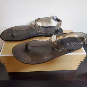 Michael Kors Plate Jelly Flats NIB 9M
